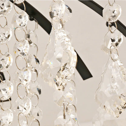 DecorBites™ Crystal Ceiling Light: Luxury Modern Chandelier for Home Living Spaces
