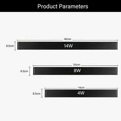 DecorBites™ LED Wall Lamp: Modern Simplicity Indoor Light for Bedroom, Living Room, Stairs - 4W, 8W, 14W