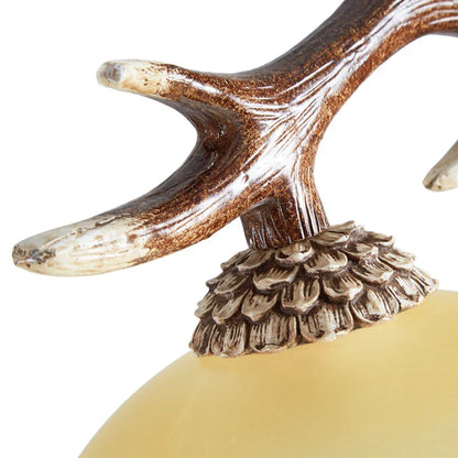DecorBites™ Antler Resin Chandelier: Nordic Pendant Light for Living/Dining Room, Bar, Cafe