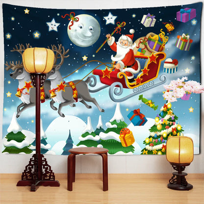 DecorBites™ Christmas Santa Claus Tapestry: Holiday Decor Big Blanket Wall Hanging & Gift