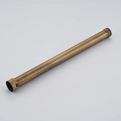 DecorBites™ Brass Black Bathroom Faucet 30cm Extension Tube for Heightening
