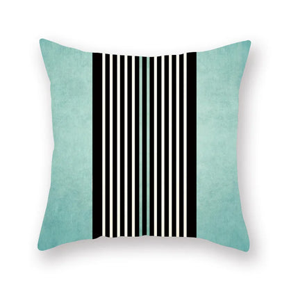 ™ Green Geometric Pillowcase - Nordic Classic Design for Home Decor and Comfort