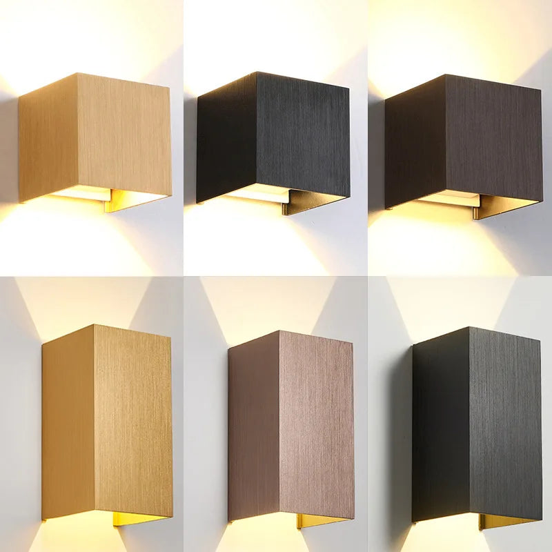 DecorBites™ LED Outdoor Wall Light Waterproof Modern IP54 Porch Garden Patio Lamp