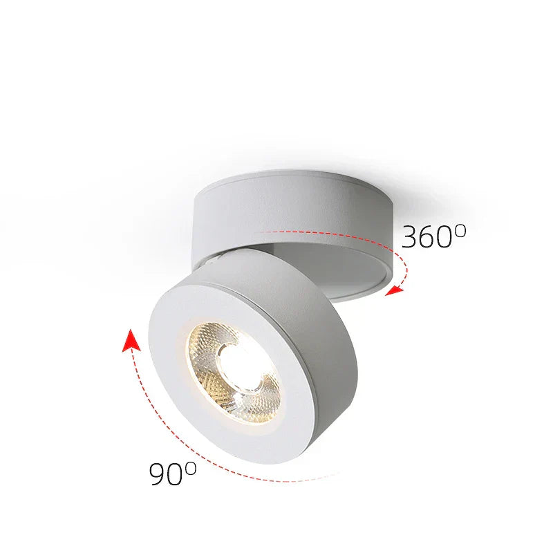 ™ LED Adjustable Angle Spotlight Ceiling Lights for Background Wall and Aisle