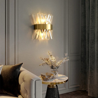 DecorBites™ Crystal LED Wall Sconce Light for Bedroom and Corridor