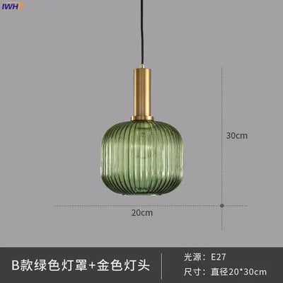 DecorBites™ Glass Pendant Lights: Modern Nordic Style LED Pendant Lamp for Bedroom, Living, Dining Room