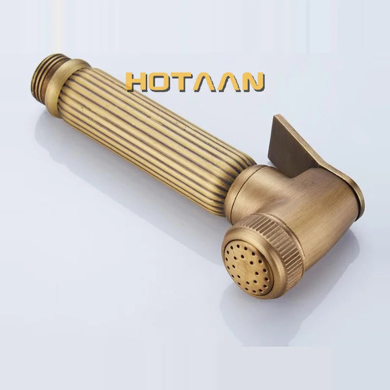 DecorBites™ Antique Brass Bidet Faucet Hygienic Muslim Shower Sprayer