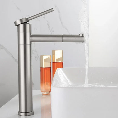 DecorBites™ 360 Rotating Basin Faucet Deck Mounted Single Handle Mixer Tap
