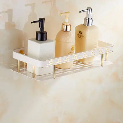 DecorBites™ Bath Hardware Set: Shelf, Towel Rack, Holder, Brush Holder, Towel Hanger, Hooks