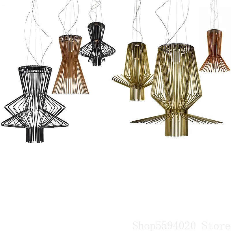 DecorBites™ Allegro Iron Pendant Lights: Designer Foscarini Luminaire for Stylish Lighting