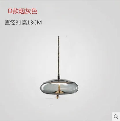 ™ Hemp Rope Knot Pendant Lights - Suspendu Glass Hanging Lamp