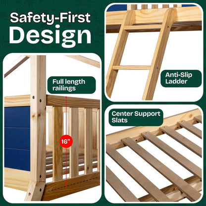 Treehouse Kid Bunk Bed for Fun and Adventure in Your Child's Room