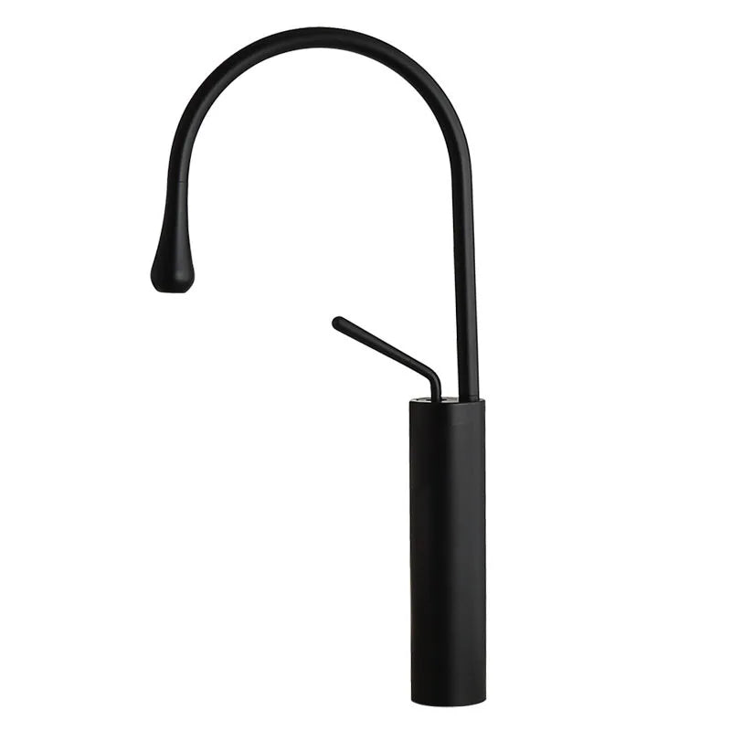 DecorBites™ Black Gold Basin Faucet - Swivel Kitchen Sink Water Crane with Hot and Cold Handles