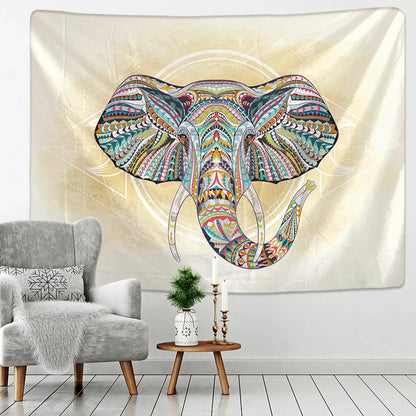 DecorBites™ Animal Mandala Tapestry Wall Hanging Mat Beach Towel Blanket