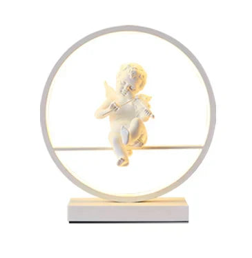DecorBites™ Angel Doll Bird Table Lamp: Romantic LED Lighting for Home Decor