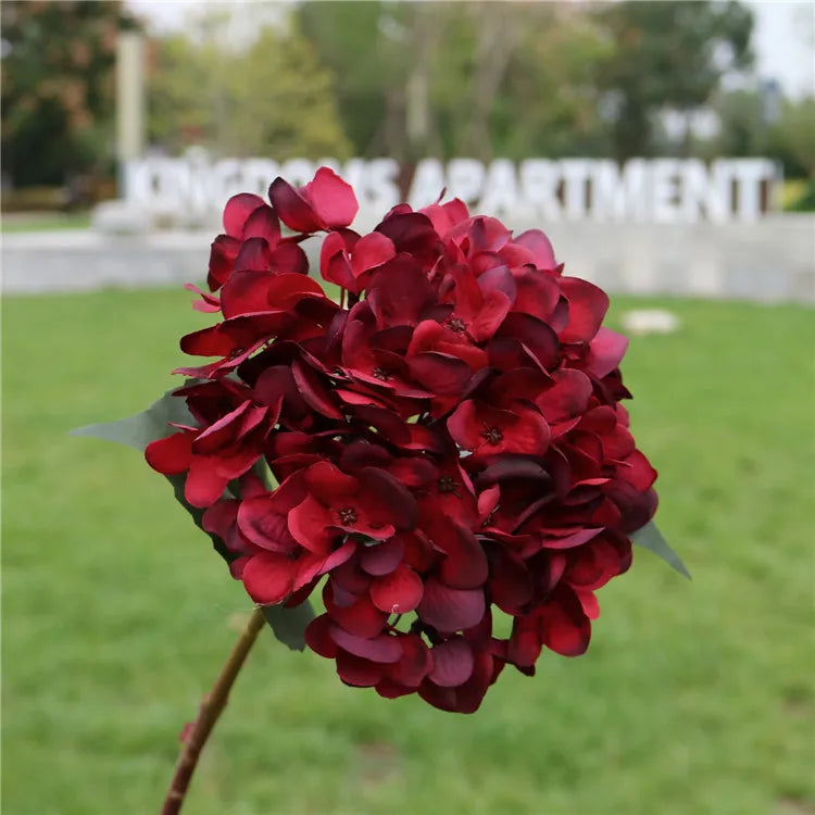 DecorBites™ Artificial Hydrangea Wedding Flowers Wall Home Decoration Indoor Bonsai Bouquet Background
