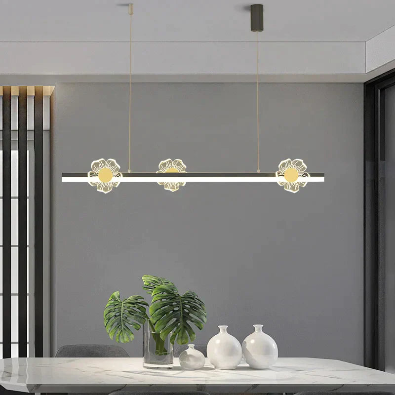 DecorBites™ Butterfly Flower Chandelier Long Strip Pendant Lights