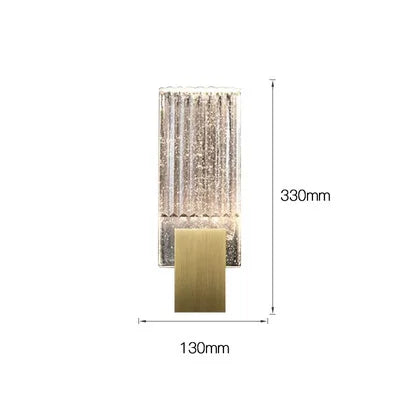 DecorBites™ Crystal Wall Light: Modern Minimalist American Art Bedside Study Designer Wall Lamp