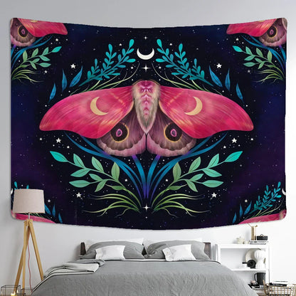 DecorBites™ Butterfly Tapestry: Bohemian Hippie Psychedelic Wall Hanging for Home Decor