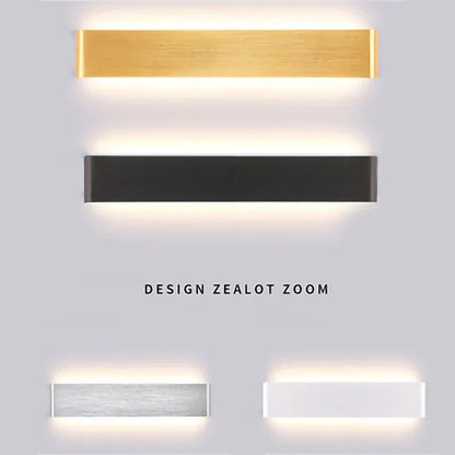 DecorBites™ LED Aluminum Mirror Light Wall Lamp for Corridor, Bedside, Bathroom - Nordic Modern Design