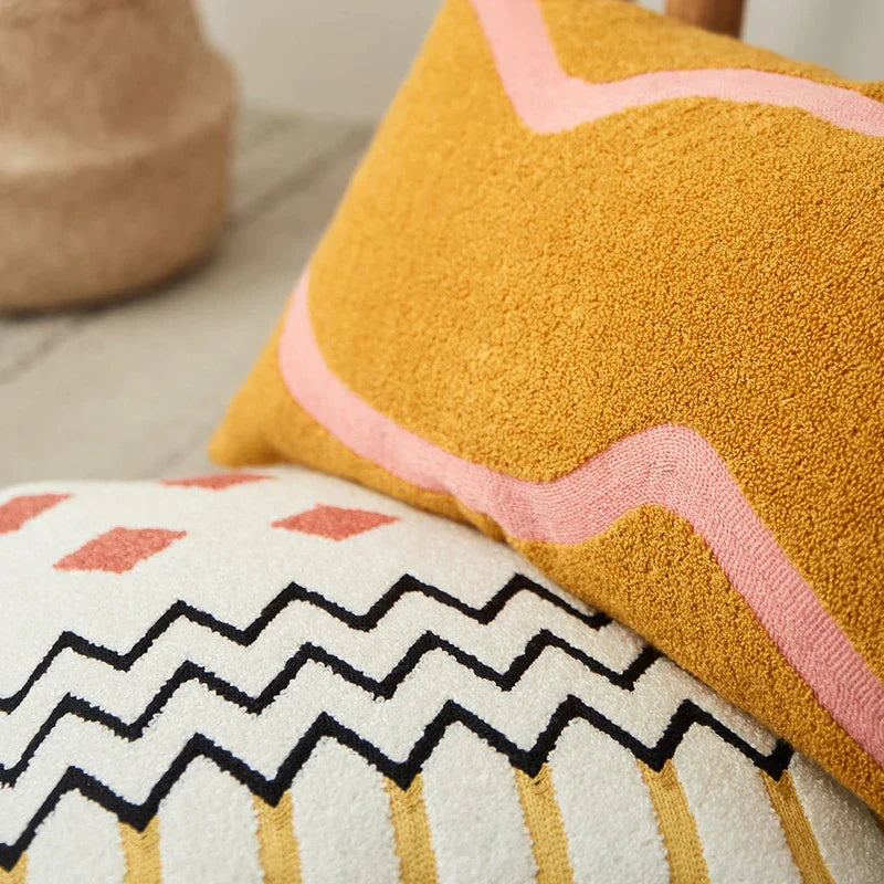 DecorBites™ Embroidered Cushion Cover for Cozy Home Decoration in 45x45cm/30x50cm