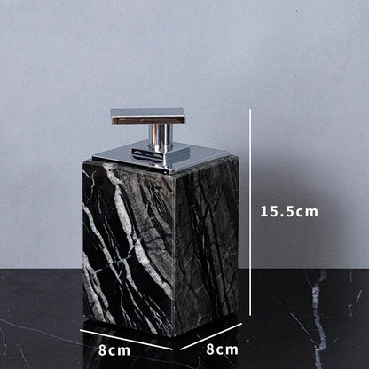 DecorBites™ Ancient Wood Grain Marble Bathroom Set with Luxury Accessories