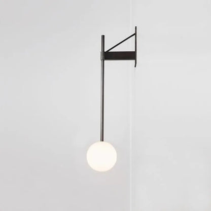 DecorBites™ Geometric Iron Wall Lamp: Modern Nordic Design for Living Room, Bedroom, or Bedside