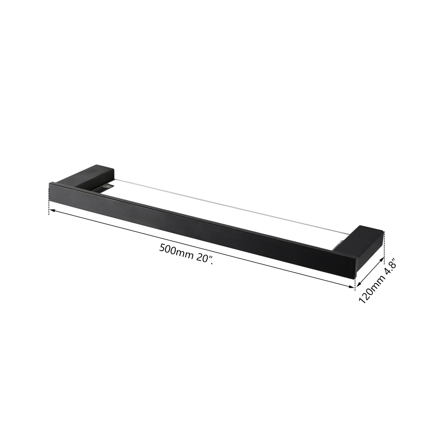 DecorBites™ Black Matte Stainless Steel Bathroom Hardware Set: Paper Holder, Toothbrush Holder, Towel Bar & Accessories