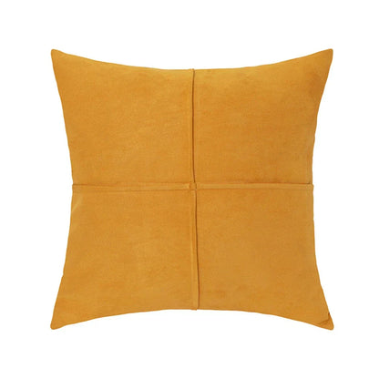 DecorBites™ Cross Faux Suede Throw Pillow Cover for Car Couch Sofa Bed Home Decor