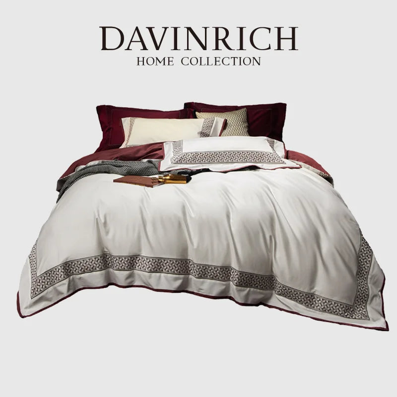 ™ Luxe Egyptian Cotton Bedding Set: Duvet Cover, Bed Sheet, 2 Pillow Sham