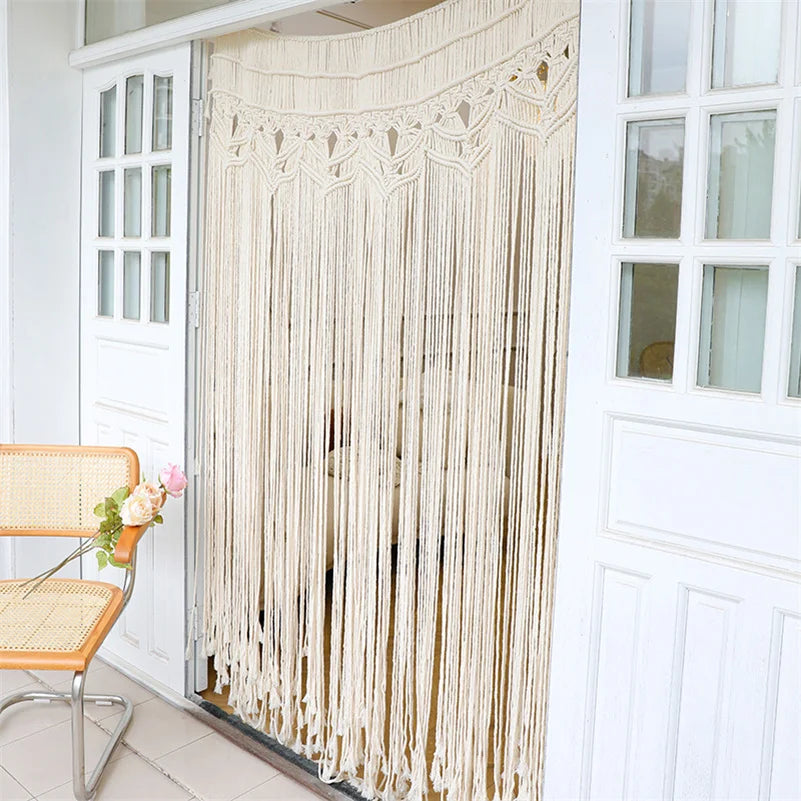 DecorBites™ Bohemian Cotton Macrame Wall Hanging 130*180cm