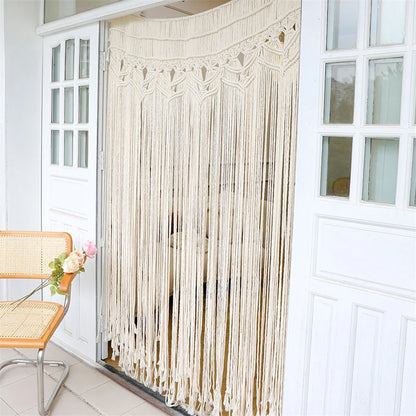 DecorBites™ Bohemian Cotton Macrame Wall Hanging 130*180cm