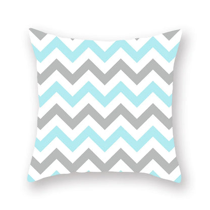 ™ Green Geometric Pillowcase - Nordic Classic Design for Home Decor and Comfort
