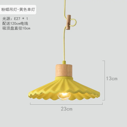 DecorBites™ Cement LED Pendant Lights: Modern Nordic Style for Restaurant, Bedroom, Living Room