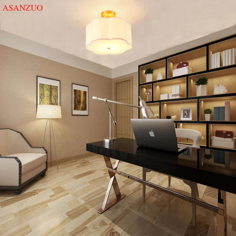 DecorBites™ Copper Acrylic Ceiling Lights Modern Living Room Decor Bedroom Lamps