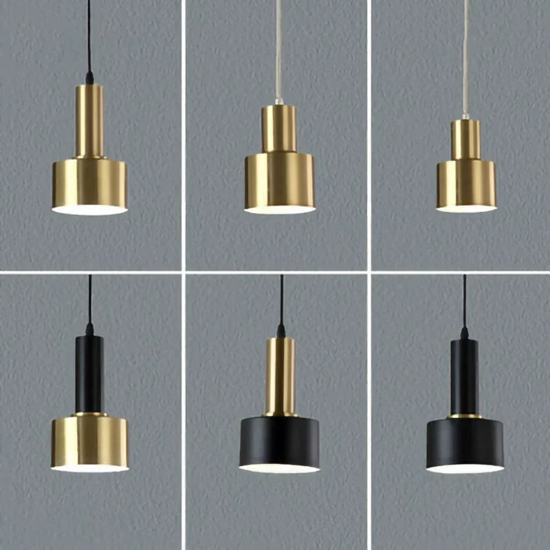 DecorBites™ Gold E27 LED Pendant Light Nordic Chandelier for Indoor Living Room & Bedroom