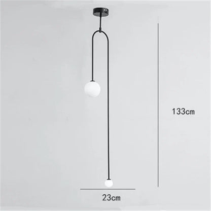 DecorBites™ Iron Balance Chandelier: Scandinavian Post-Modern Living Room Pendant Lamp