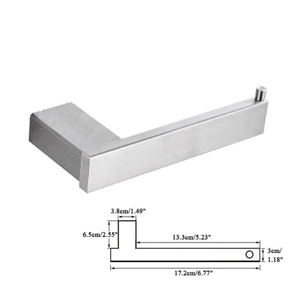 DecorBites™ 6-Piece Brushed Nickel Bathroom Accessories Set
