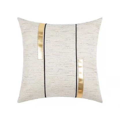 DecorBites™ Black Stripe Jaquard Cushion Cover for Home Decoration 45x45cm/30x50cm
