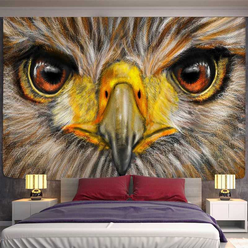 DecorBites™ Colorful Owl Tapestry Wall Hanging for Boho Home Decor