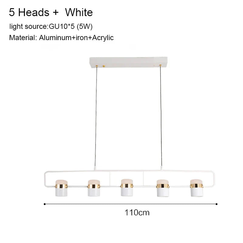 DecorBites™ LED Chandelier Pendant Lamp for Modern Dining Room, Cafe & Bar