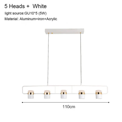 DecorBites™ LED Chandelier Pendant Lamp for Modern Dining Room, Cafe & Bar