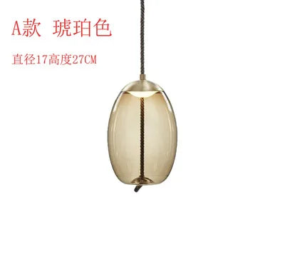 ™ Hemp Rope Knot Pendant Lights - Suspendu Glass Hanging Lamp