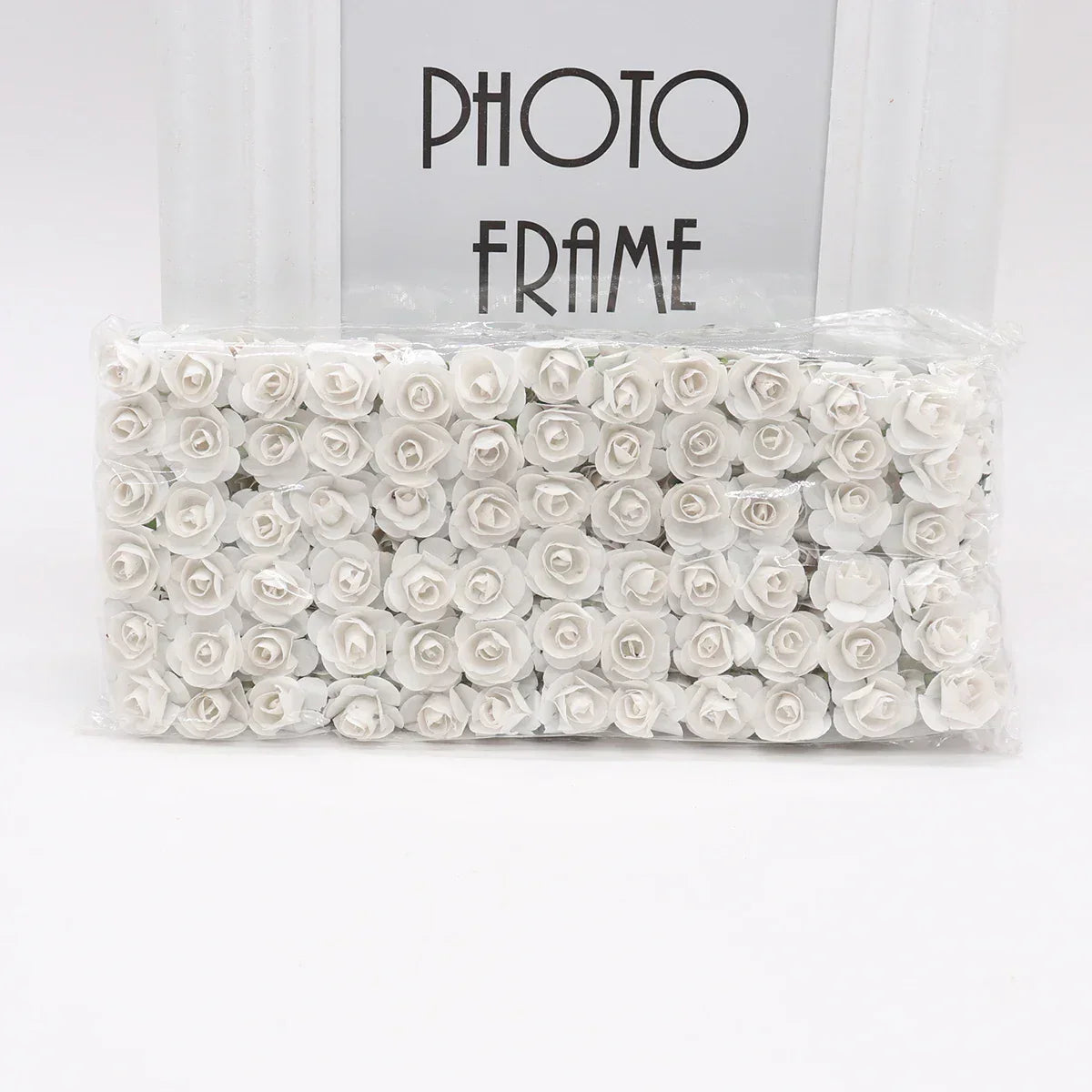 DecorBites™ 144pcs 2cm Artificial Paper Flowers for Wedding DIY Decoration
