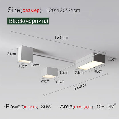 DecorBites™ LED Ceiling Lights Modern Minimalist Living Room Dining Bedroom Lamps