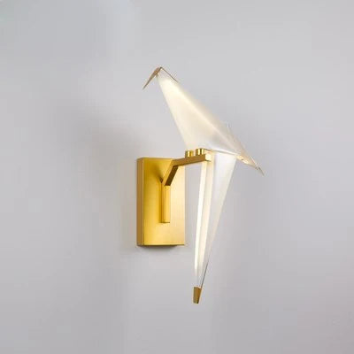DecorBites™ Love Bird Chandelier Lighting - White Gold Designer Lustre for Dining Room