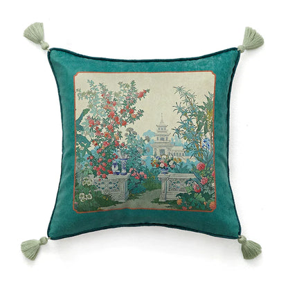 DecorBites™ American Luxe Retro Cushion Covers: Original Design Throw Pillow Case for Sofa