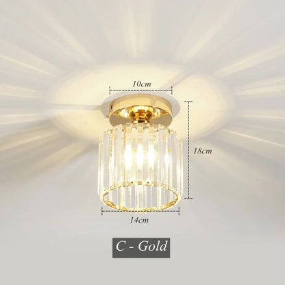 DecorBites™ Crystal LED Pendant Chandelier for Dining Living Room Decor