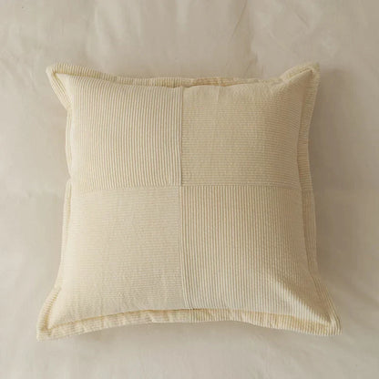 DecorBites™ Corduroy Pillow Cover 45x45cm Modern Soft Solid Cushion for Home Sofa Bed