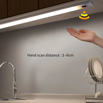 DecorBites™ LED Under Cabinet Light Hand Sweep Switch Sensor Lamp Night Lights